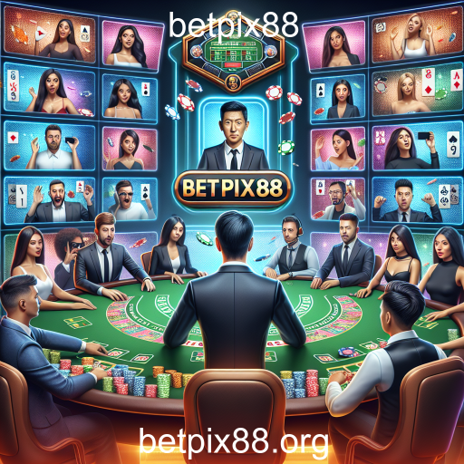Experiência Imersiva com Jogos Ao Vivo no Betpix88
